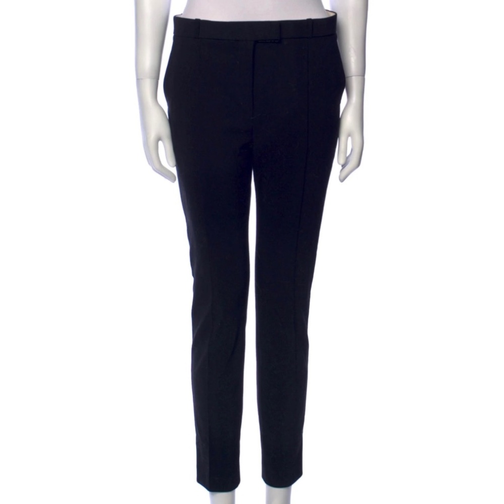 THE ROW Slim Trouser Pants Black Size 4 Small